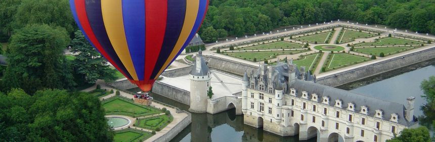Vol montgolfière chateau de la loire