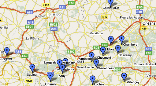 Chateau de loire a visiter