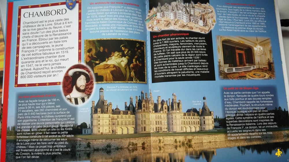 Chateau de la loire pour les enfants