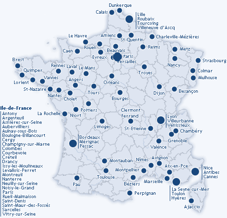 Liste des chateaux en france