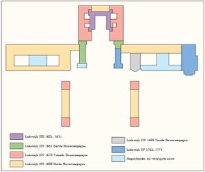 Combien de pieces au chateau de versailles