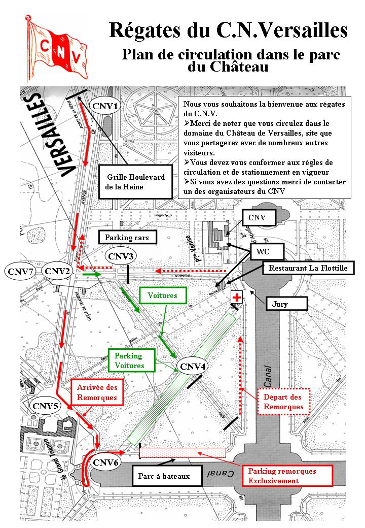 Acces chateau de versailles