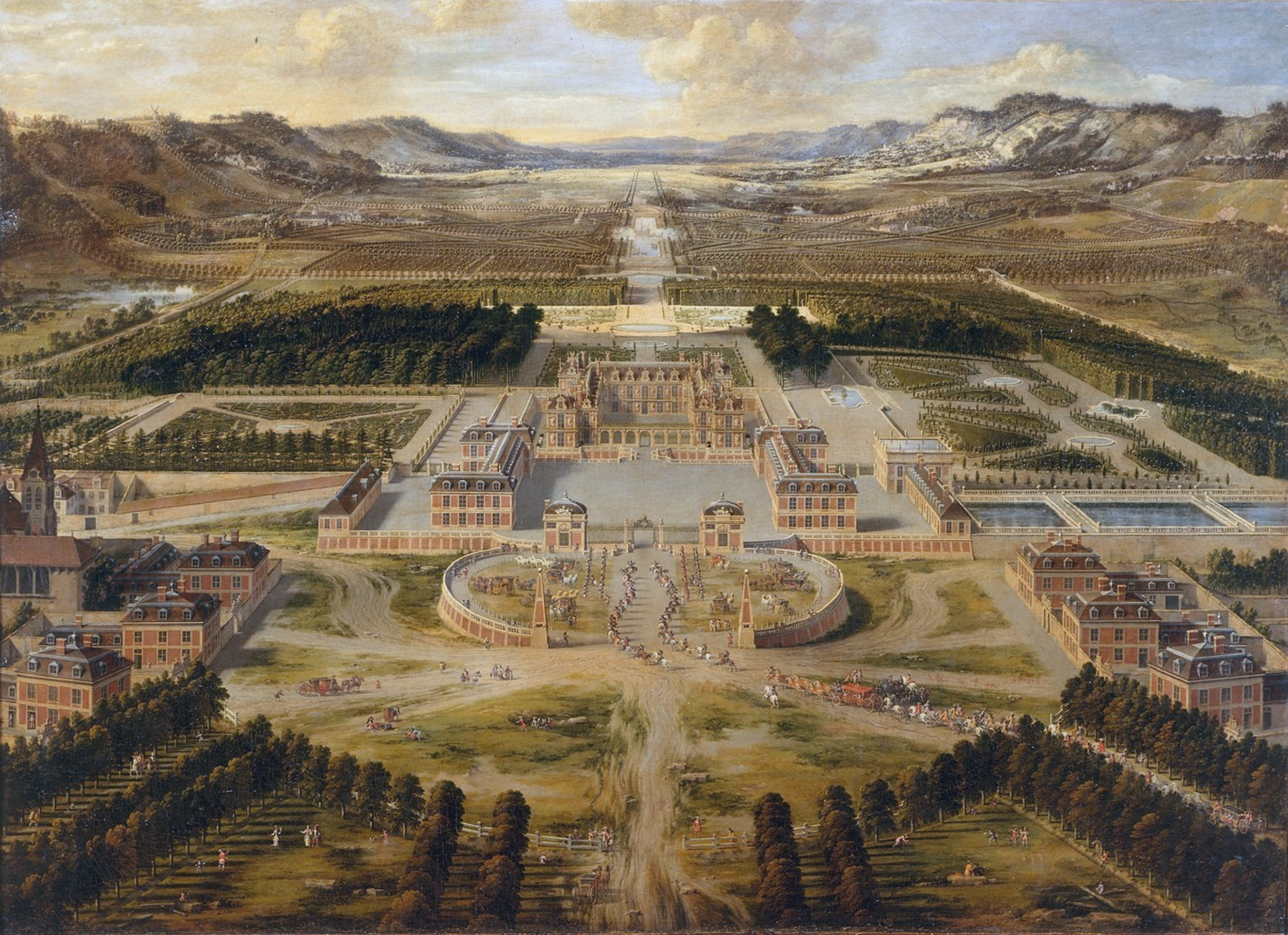 Le chateau de versailles construction