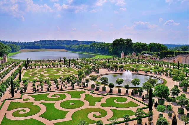 Visite des jardins du château de versailles