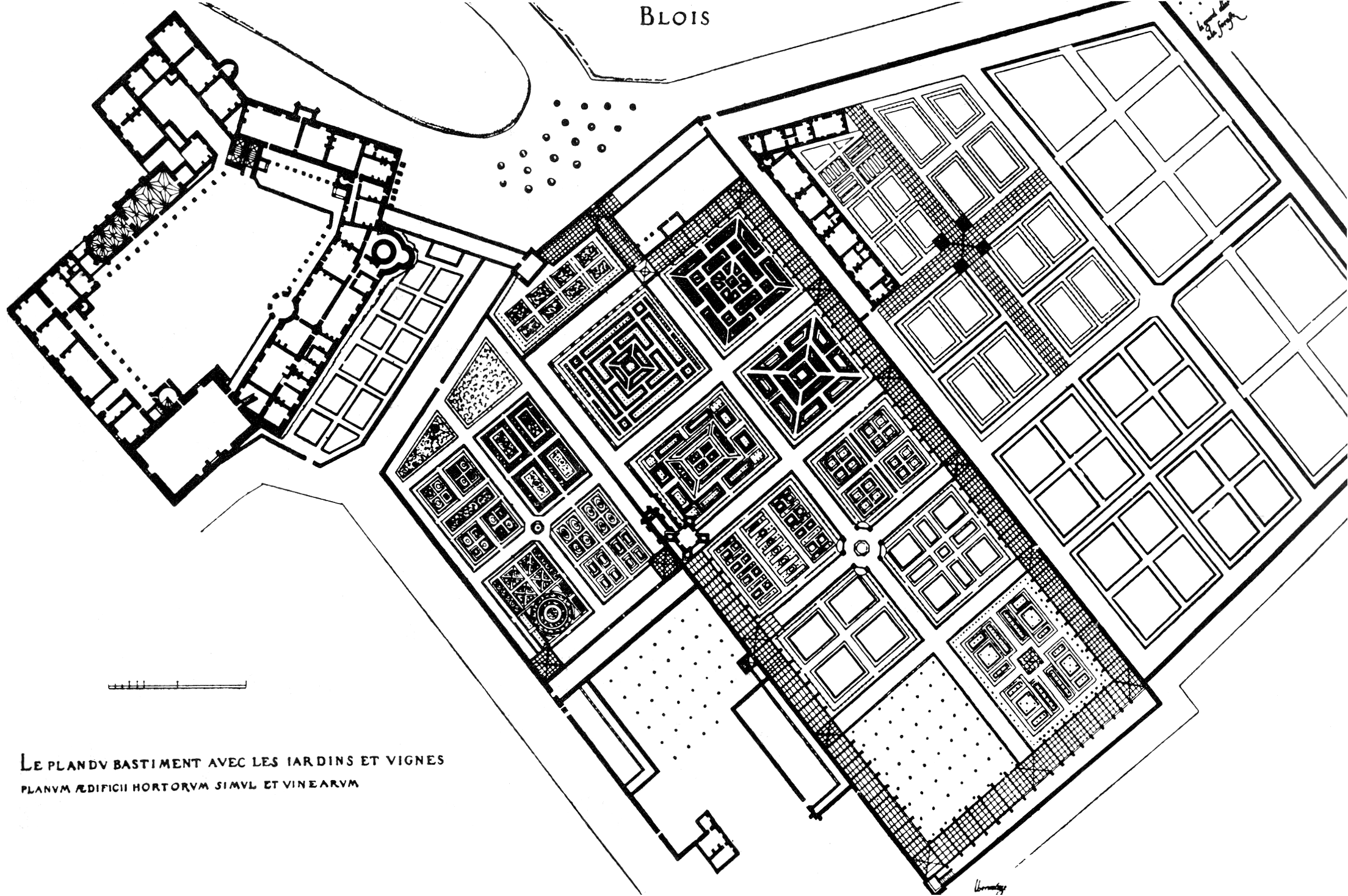 Plan du chateau de blois