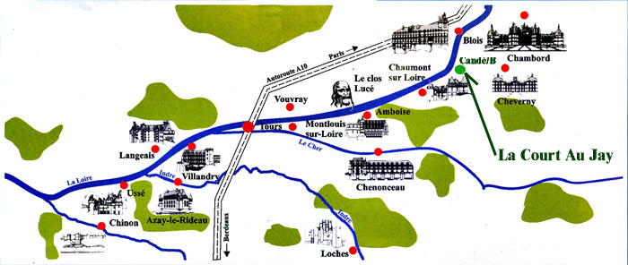 La route des chateaux de la loire