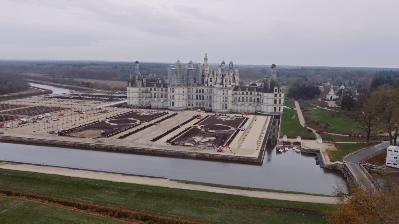 Chateau de chambord jardin