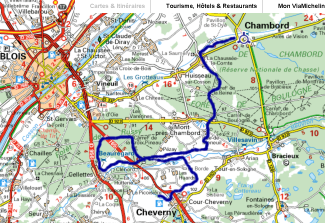 Itineraire chateaux de la loire