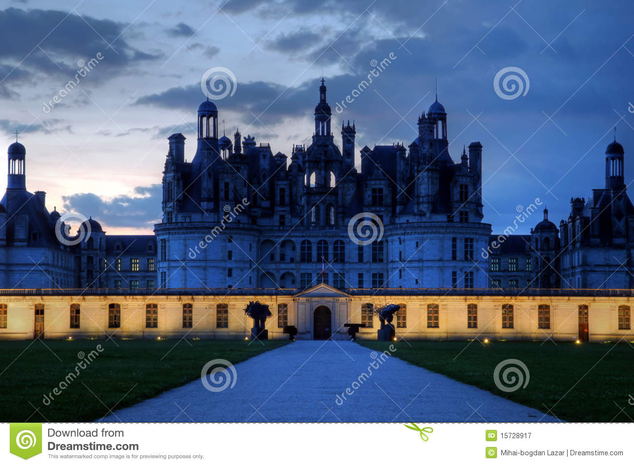 Nuit au chateau de la loire