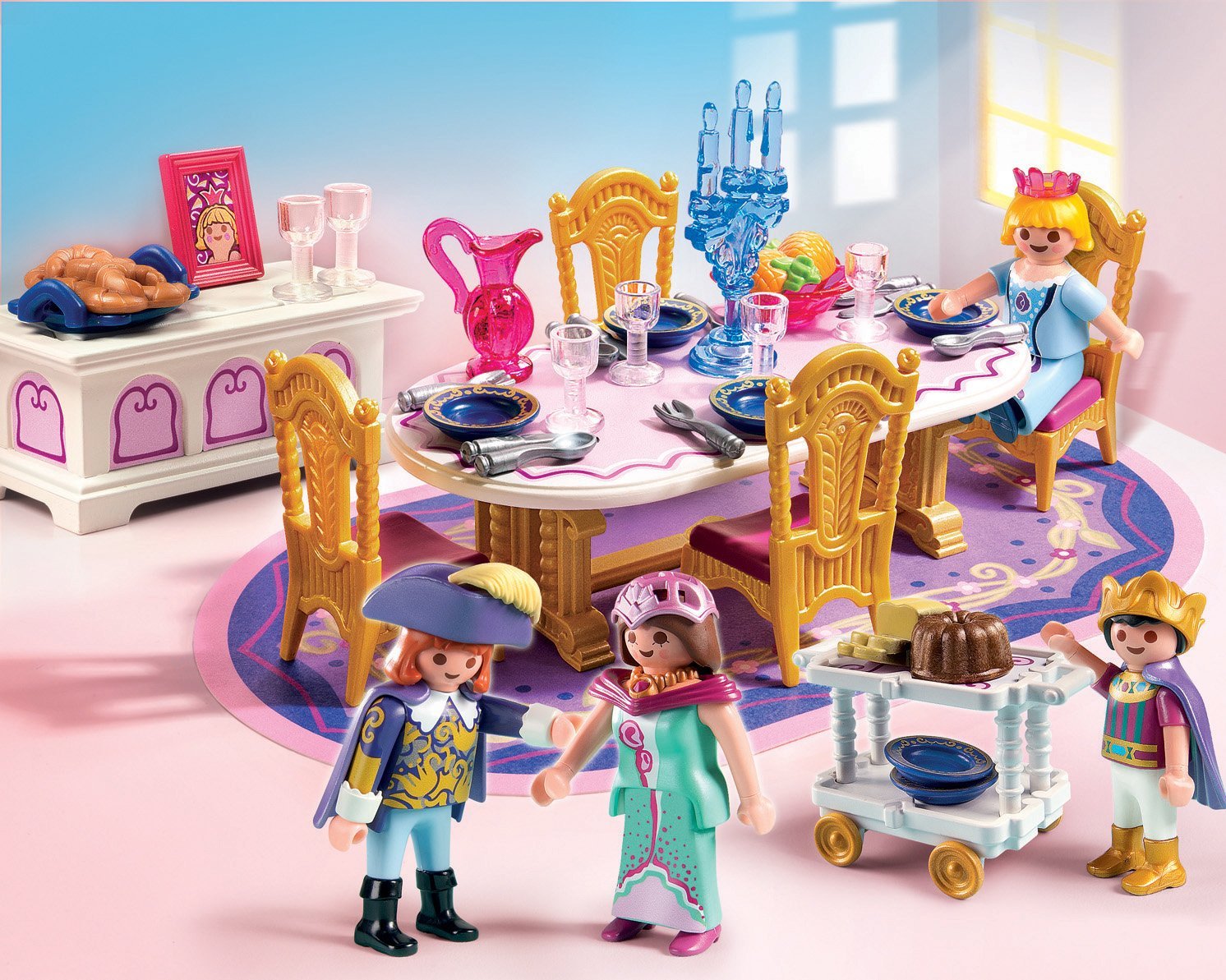Salle à manger playmobil princesse