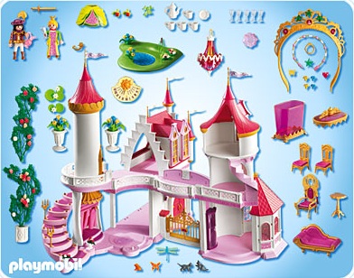 Chateau de princesse de playmobil